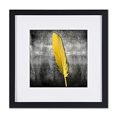 Yellow feather wall for sale  Delivered anywhere in USA 