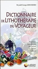 Dictionnaire lithothérapie vo d'occasion  Livré partout en France
