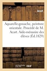 Aquarelle gouache peinture d'occasion  Livré partout en France