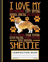 Sheltie lover notebook for sale  Delivered anywhere in UK