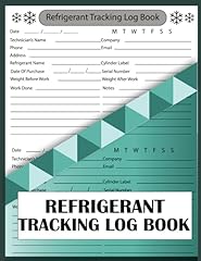 Refrigerant tracking log for sale  Delivered anywhere in UK