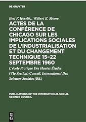 Actes conférence chicago d'occasion  Livré partout en France