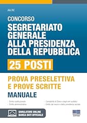 Concorso segretariato generale usato  Spedito ovunque in Italia 