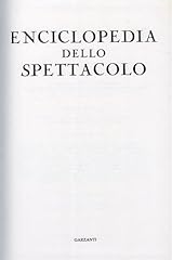 Enciclopedia dello spettacolo. usato  Spedito ovunque in Italia 