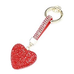 Keychains rhinestone heart for sale  Delivered anywhere in USA 
