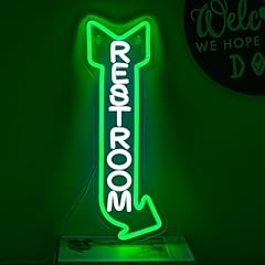 Lmsignly restroom neon for sale  Delivered anywhere in UK