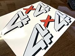 2pc 4x4 decal for sale  Delivered anywhere in USA 