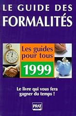 Guide formalités edition d'occasion  Livré partout en Belgiqu