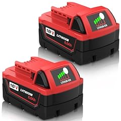 2pack 18v 6000mah for sale  Delivered anywhere in USA 