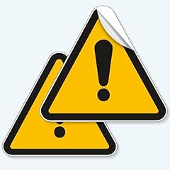Pubblimania adesivi pericolo usato  Spedito ovunque in Italia 