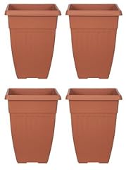 Tall Athens Plant Pot Tall Planter - 42cm Terracotta for sale  Delivered anywhere in UK