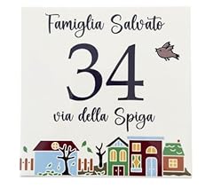 Numero civico ceramica usato  Spedito ovunque in Italia 