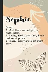 Sophie sophie notebook for sale  Delivered anywhere in UK