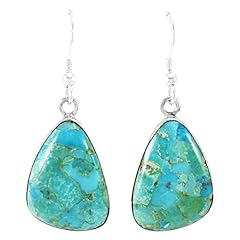 Turquoise earrings sterling for sale  Delivered anywhere in USA 
