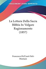 Lettura della sacra usato  Spedito ovunque in Italia 