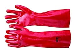 Red pvc gauntlets for sale  Delivered anywhere in UK