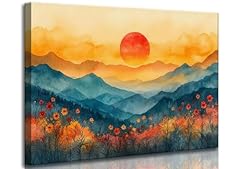 Sun canvas wall for sale  Delivered anywhere in USA 