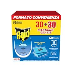 Raid piastrine antizanzare usato  Spedito ovunque in Italia 