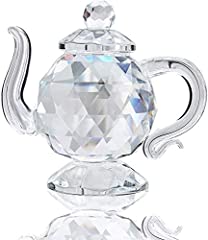 H&D HYALINE & DORA Crystal Teapot Figurine Chinese for sale  Delivered anywhere in USA 
