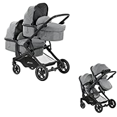 New Hauck Atlantic Twin Double Buggy Pushchair Pram for sale  Delivered anywhere in UK