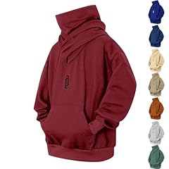 Mens turtleneck hoodie for sale  Delivered anywhere in UK