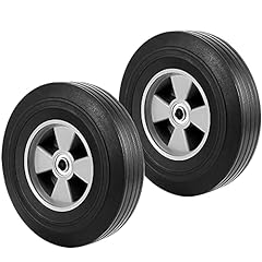 HOIGON 2 Pack 10 Inch Solid Rubber Hand Truck Wheel for sale  Delivered anywhere in USA 