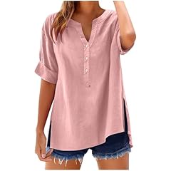 Womens tops cotton for sale  Delivered anywhere in UK