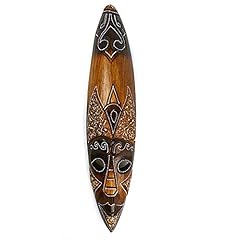 Maschera africano legno usato  Spedito ovunque in Italia 