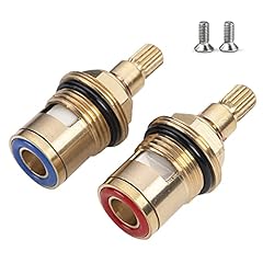 1 Pair Universal Replacement Tap Valves Brass Ceramic for sale  Delivered anywhere in UK