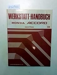 Honda accord werkstatthandbuch gebraucht kaufen  Wird an jeden Ort in Deutschland