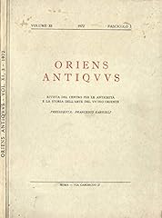 Oriens antiquus vol. usato  Spedito ovunque in Italia 