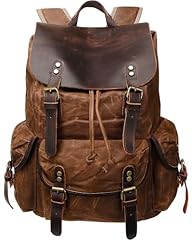 Huachen leather backpack for sale  Delivered anywhere in USA 