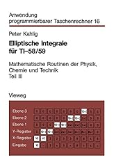 Elliptische integrale mathemat gebraucht kaufen  Wird an jeden Ort in Deutschland