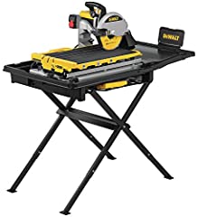 Used, DEWALT Wet Tile Saw with Stand, High Capacity, 10-Inch for sale  Delivered anywhere in USA 