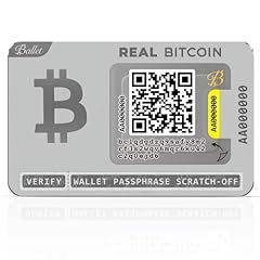 Ballet REAL Bitcoin – portafoglio fisico di criptovalute con supporto multivaluta e NFT sicuro - il più semplice portafoglio di criptovalute con archiviazione a freddo (singolo) usato  Spedito ovunque in Italia 