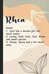 Rhea rhea notebook for sale  Delivered anywhere in Ireland