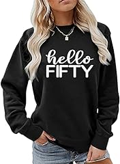 Hello fifty sweatshirt usato  Spedito ovunque in Italia 