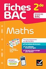 Fiches bac maths d'occasion  Livré partout en France