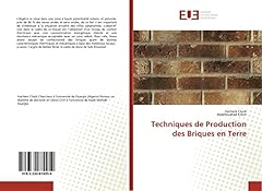 Techniques production briques d'occasion  Livré partout en France