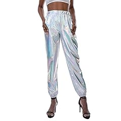 Pantaloni donna metallizzati usato  Spedito ovunque in Italia 