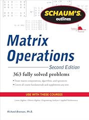 Schaum outline matrix usato  Spedito ovunque in Italia 
