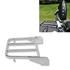 Motorcycle Solo Seat Sissy Bar Rear Luggage Rack for, used for sale  Delivered anywhere in USA 