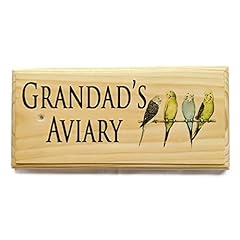 Grandads aviary sign for sale  Delivered anywhere in UK