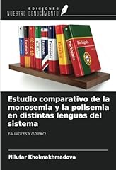 Estudio comparativo monosemia usato  Spedito ovunque in Italia 