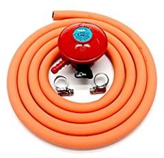 Patio Gas Regulator 27Mm Clip On With 2M Hose + 2 Clips for sale  Delivered anywhere in UK