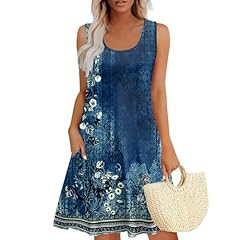 Dhyuen kleid blumendruck gebraucht kaufen  Wird an jeden Ort in Deutschland