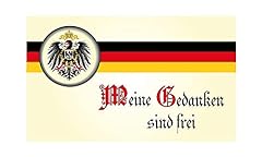 Deutschland flagge gedanken gebraucht kaufen  Wird an jeden Ort in Deutschland