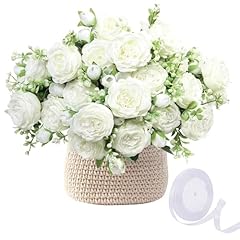 Artificial peony silk for sale  Delivered anywhere in UK
