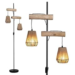 Stehlampe holz boho gebraucht kaufen  Wird an jeden Ort in Deutschland