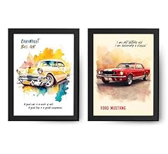 Framed car poster for sale  Delivered anywhere in USA 
